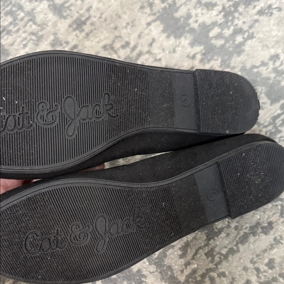 Cat & Jack Black Cat Flats - Picture 2 of 2
